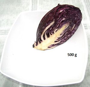 Choux rouge  500g
