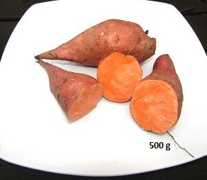 Patate douce  chair orange 500g