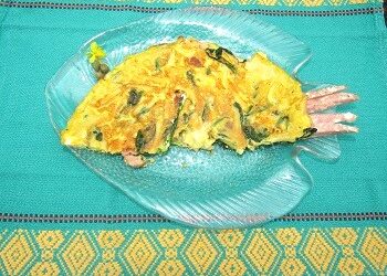 Omelette à la mâche