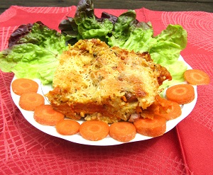 Gâteau de semoule aux carottes