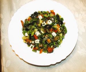 Salade de poivrons et feta